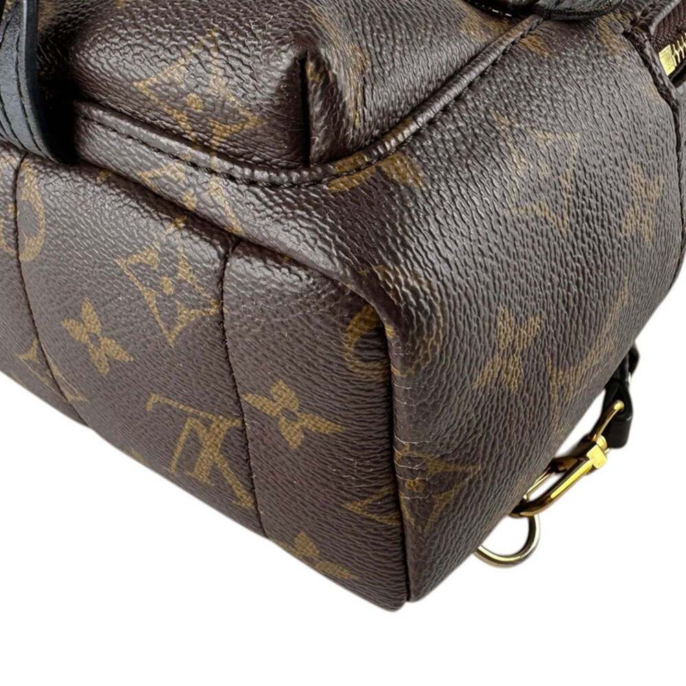 LOUIS VUITTON Brown Monogram Canvas Backpack - Picture 9 of 13